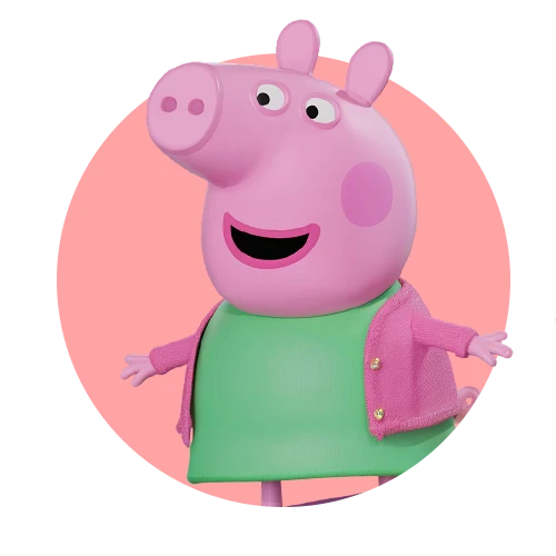 Convite Canva da Peppa Pig